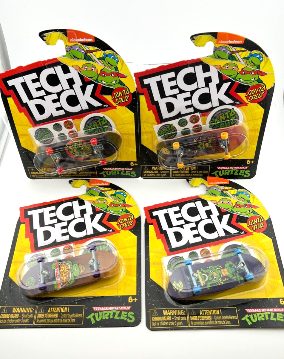 Tech Deck Santa Cruz TMNT Set Of 4 Teenage Mutant Ninja Turtles