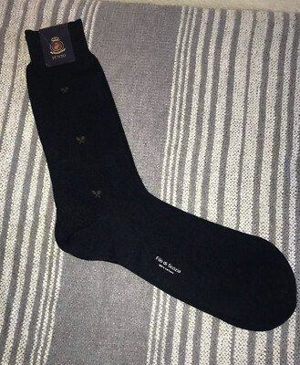 mens dress socks navy blue Men's Navy Ribbed Socks by Soxfords