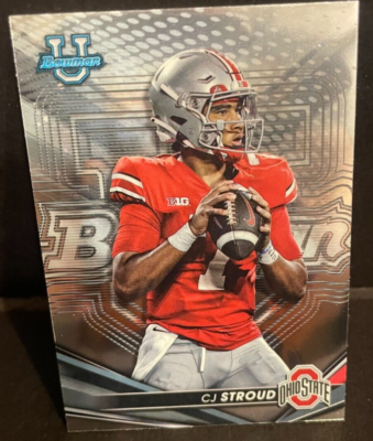 2022 Bowman Chrome U - CJ Stroud RC BASE #75 Houston Texans - OSU 