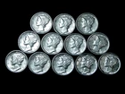 ✯ Estate Mercury Silver Dime UNC++ MS BU ✯ Old 90% Silver RARE ✯