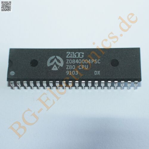 1 x microcontrôleur Z0840004PSC, Z80A-CPU/4 MHz : Central pro Zilog DIP-40 1 pièce - Photo 1/1