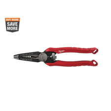 NEW Milwaukee 9 In. 7-In-1 Combination Wire Strippers Pliers Easy Cutting Crimp
