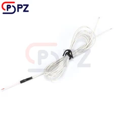 1PCS 100k Ohm 3950 1% NTC Thermistor with 1M Wire - For 3D Printer Hotend