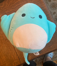 Maggie the Sting Ray Squishmallow Plush Stuffed Animal Blue/Turquoise Soft Toy