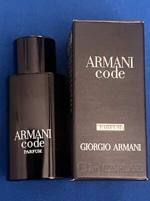 Armani Code  Parfum Mini (Miniature)Splash 7ml/0.23oz.