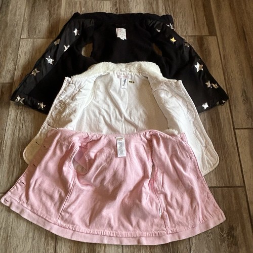 Lot of 3 Little Girl's Vests Size XS/4/4T-5T Janie & Jack, Gymboree, Est. 1989 - Picture 3 of 18