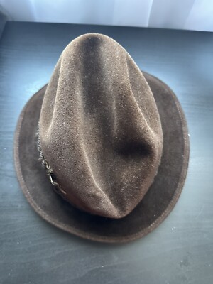 帽子 40s VINTAGE Mallory western 7 1/4 58cm 帽子 40s VINTAGE Mallory western 7 1/4 58cm Mallory Hat Indiana