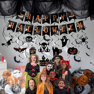 Kit De Décoration D'Halloween, 6 Pièces - Décorations D'intérieur