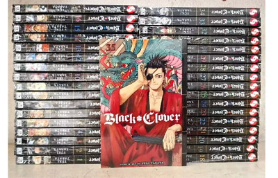Comic BLACK CLOVER Yuki Tabata Manga Band 1-36 englische Version NEU