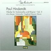 HINDEMITH / BERGER / MAUSER - WERKE FUR CELLO UND KLAVIER II / NEW Audio CD