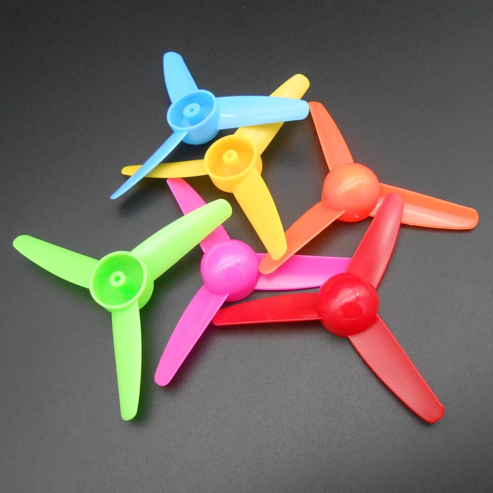 100Pcs 80MM Plastic 3-Blade Propeller Fan Blade Three-Blade OARS Hole 2MM 3 Leaf - Image 4 of 4
