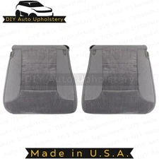 1994-1997 For Dodge Ram 1500 Driver/Passenger Bottom Cloth Seat Covers Gray