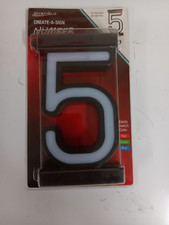 Mystiglo Business Signage For Store Create Sign 5 Color Light Number 5