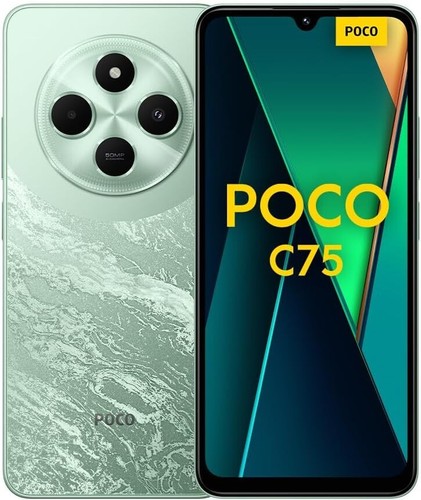 Xiaomi POCO C75 8GB RAM / 256GB Smartphone, Green + Free Gift - 第 1/7 張圖片