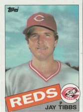 FREE SHIPPING-MINT-1985 Topps #573 Jay Tibbs Cincinnati Reds PLUS BONUS CARDS