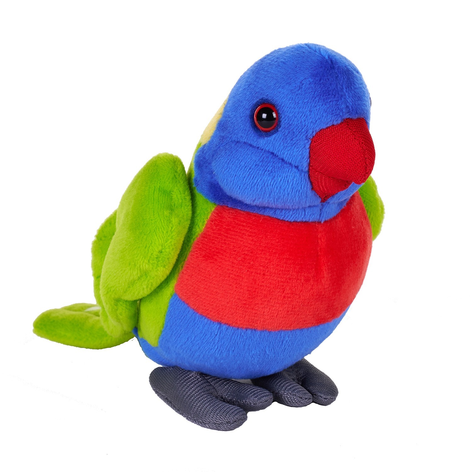 NEW LORIKEET BIRD WILD REPUBLIC POCKETKINS SOFT TOY TEDDY BEAR PLUSH CUDDLY