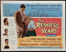RESTLESS YEARS Orig Movie Lobby Card Poster John Saxon Sandra Dee Teen Melodrama