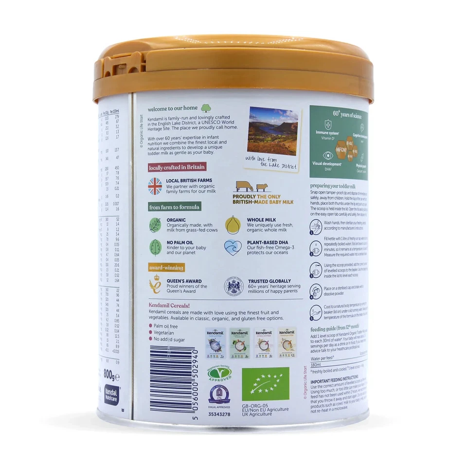 Kendamil Organic Stage 3 versión Reino Unido Foto 2 de 4