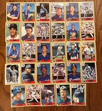 1987 TEXAS RANGERS Topps Complete Baseball Card Team Set Bobby Witt Sr.