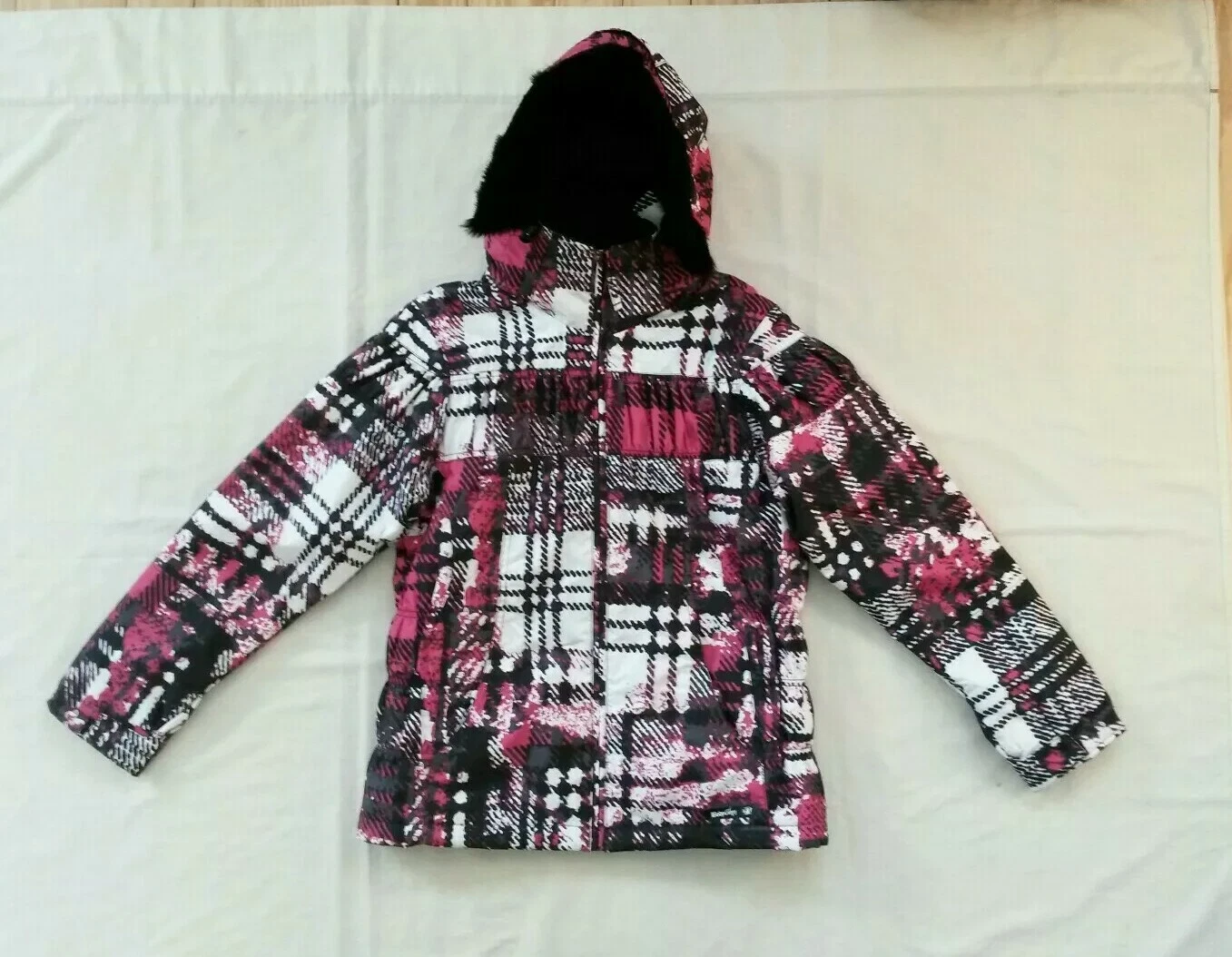 NWT $90 BODY GLOVE ski snowboard jacket girl L 14 snow skirt 40"chest waterproof