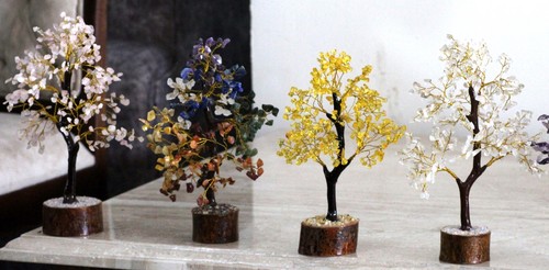 300 + Edelsteine Bonsai Baum des Lebens Zuhause Dekor Energie Heilung - Bild 28 von 53