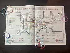 Taylor Evening Standard Collector&rsquo; Issue &ldquo;Tube Map Taylor&rsquo;s Version&rdquo; London Map