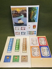 Catan Expansion Explorers and Pirates Replacement Sorting Tiles VIP Cards Build