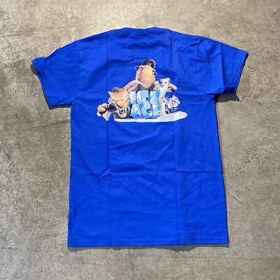 Vintage Ice Age 2002 Movie Logo Promo T Shirt mens small Double