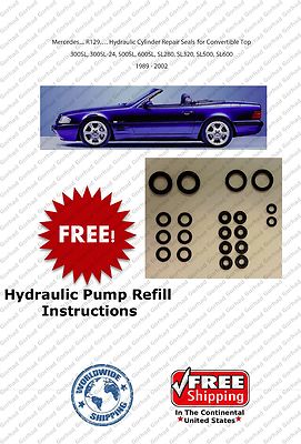 Mercedes SL500 SL320 500SL Convertible Top Hydraulic Cylinder