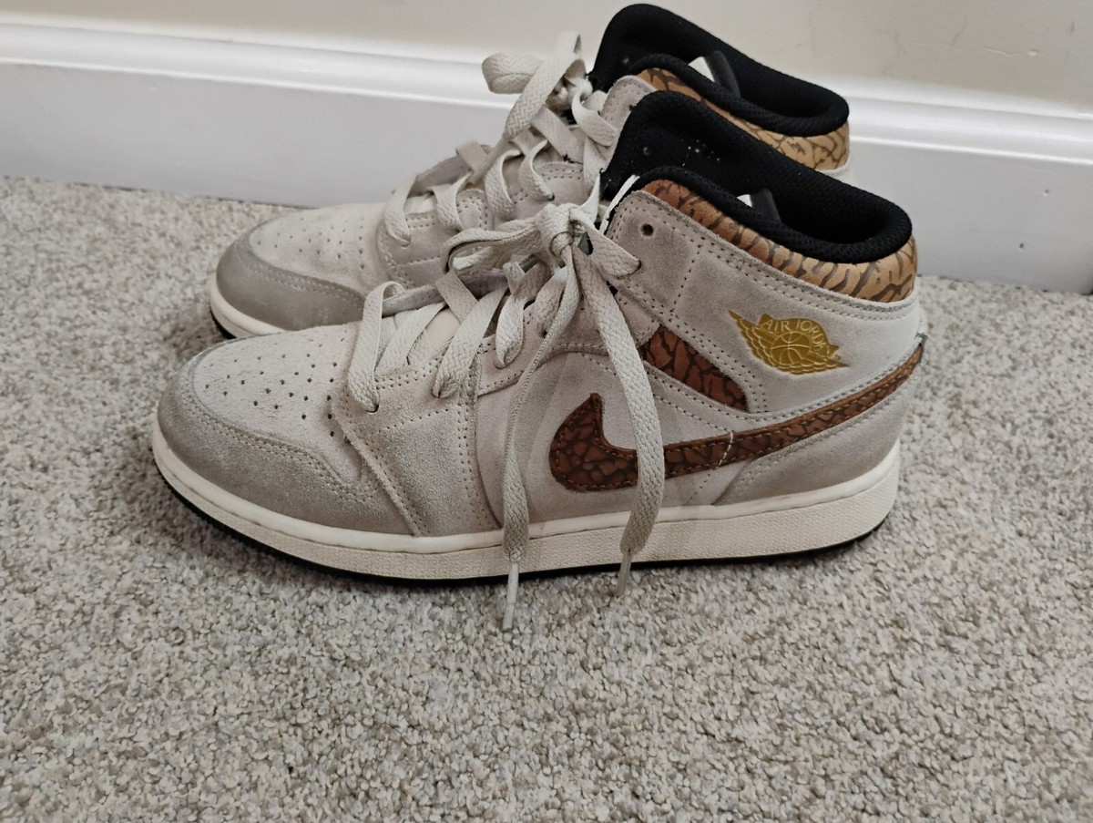 nike Air Jordan SE Mid Brown Elephant youth size