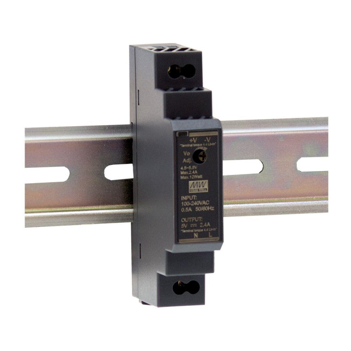 Mean Well HDR-15-12 Alimentatore DIN, 12 V DC, 1.25 A, 15 W