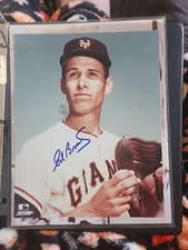 ED BRESSOUD Autographed Signed 8 x 10 Baseball Photo New York Giants 