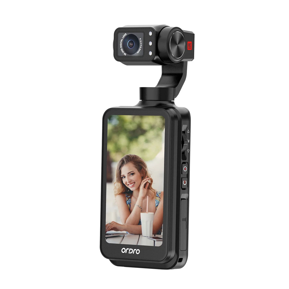 ORDRO M5 Pocket Video Camera Action Digital Camcorder 5K 3.5" Touch screen - Image 2 of 4