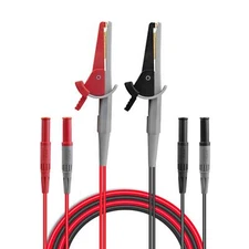 Lc02 Lcr Meter Test Leads Lead Terminal Kelvin Clip Wires4 Four Wire Test Leads 