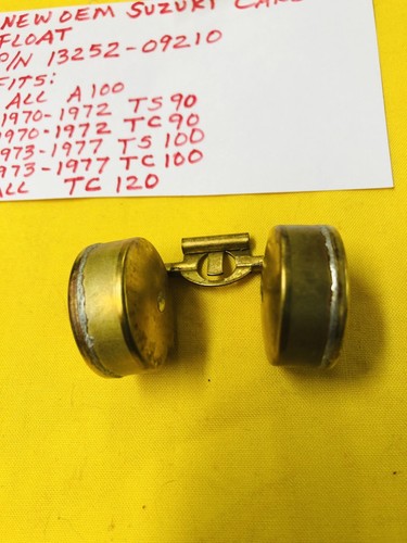 FABRICANTE DE EQUIPOS ORIGINALES Suzuki Carb Float (13252-09210) A100/TS90/TC90/TS100/TC100/TC120 AHRMA - Imagen 3 de 3