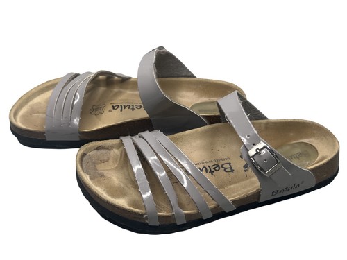 Sandalias Betula By BIRKENSTOCK Iris para mujer 39 con tiras gris paloma Birko Flor - Imagen 4 de 7