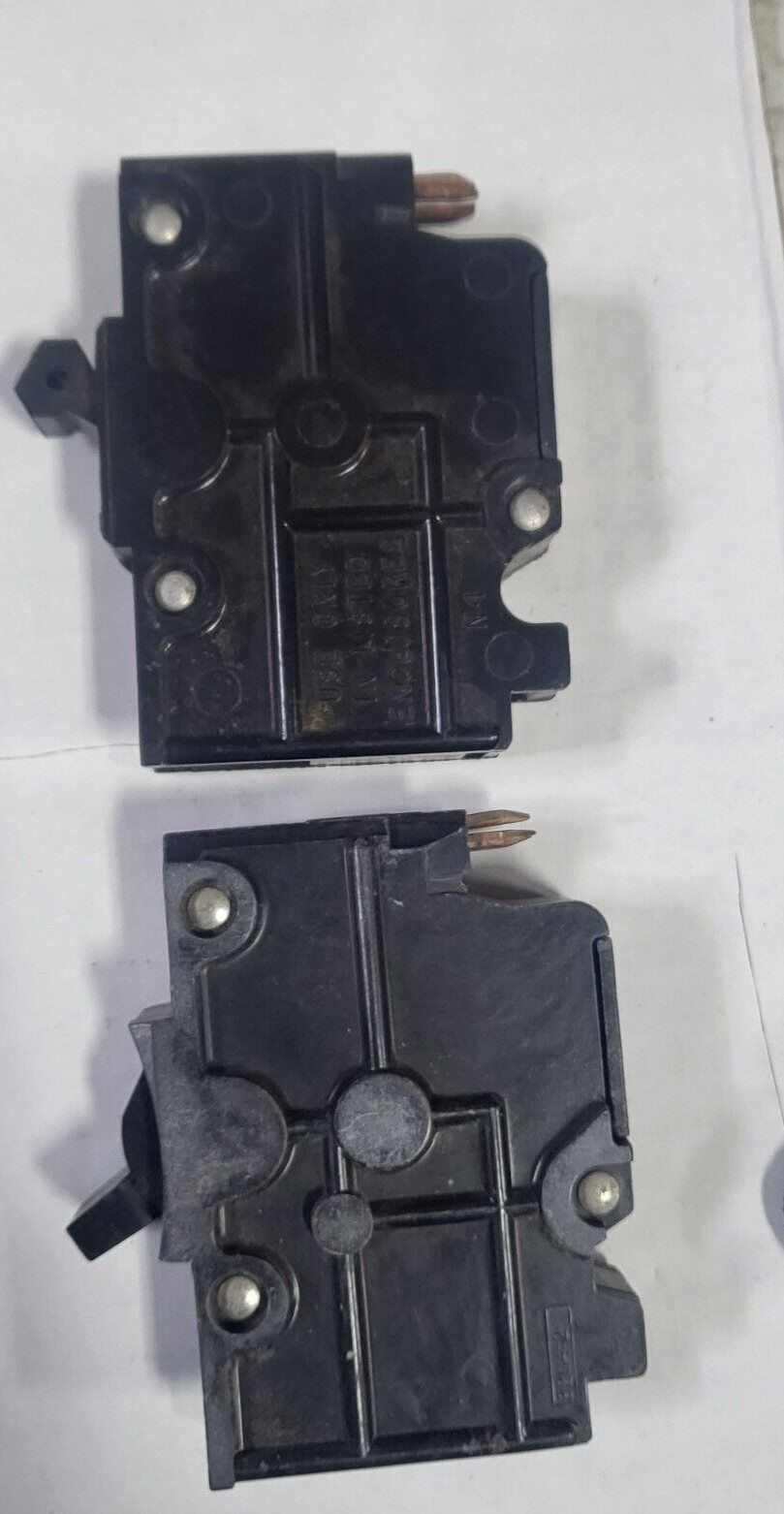 FPE Single Pole 15 Amp Thick Type NA 120/240 VAC Circuit Breaker (QTY 3)