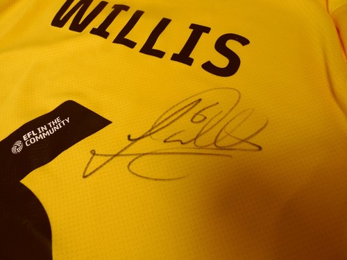NORTHAMPTON TOWN | 6 | JORDAN WILLIS | 2024/2025 MATCHWORN SHIRT | Size M - Picture 4 of 8