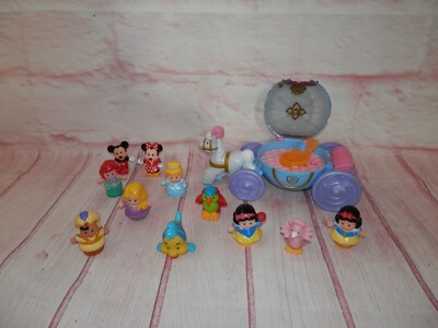 Fisher Price Little People Disney Princess Cinderella Music Lights Carriage  3872