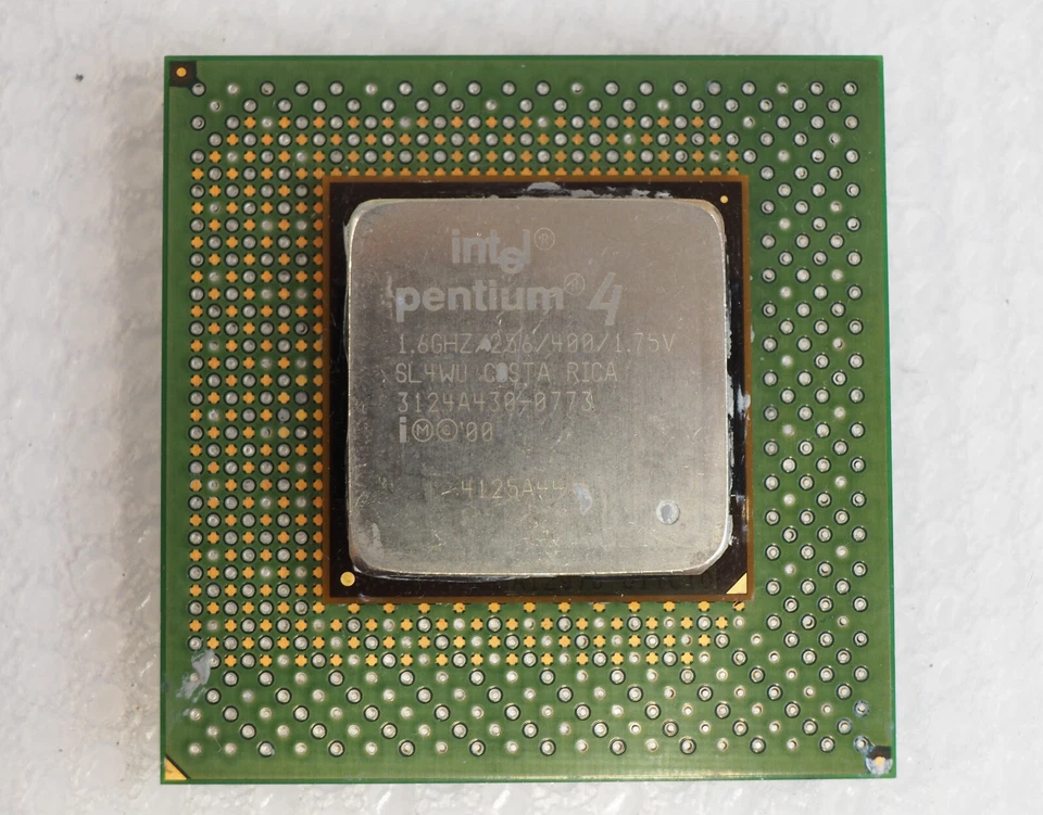 Intel Pentium 4 SL4WU 1.6GHz/256KB/400MHz Socket PGA423 CPU Processor - Image 2 of 4