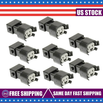 LS1 EV1 to EV6 EV14 LS2 LS3 LSX LT1 Fuel Injector Connector Adapter QTY 8