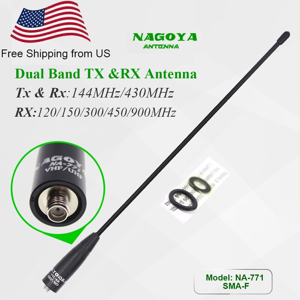 Original NAGOYA Dual Band Antenna NA-771 SMA-F fit for UV-5R UV-82