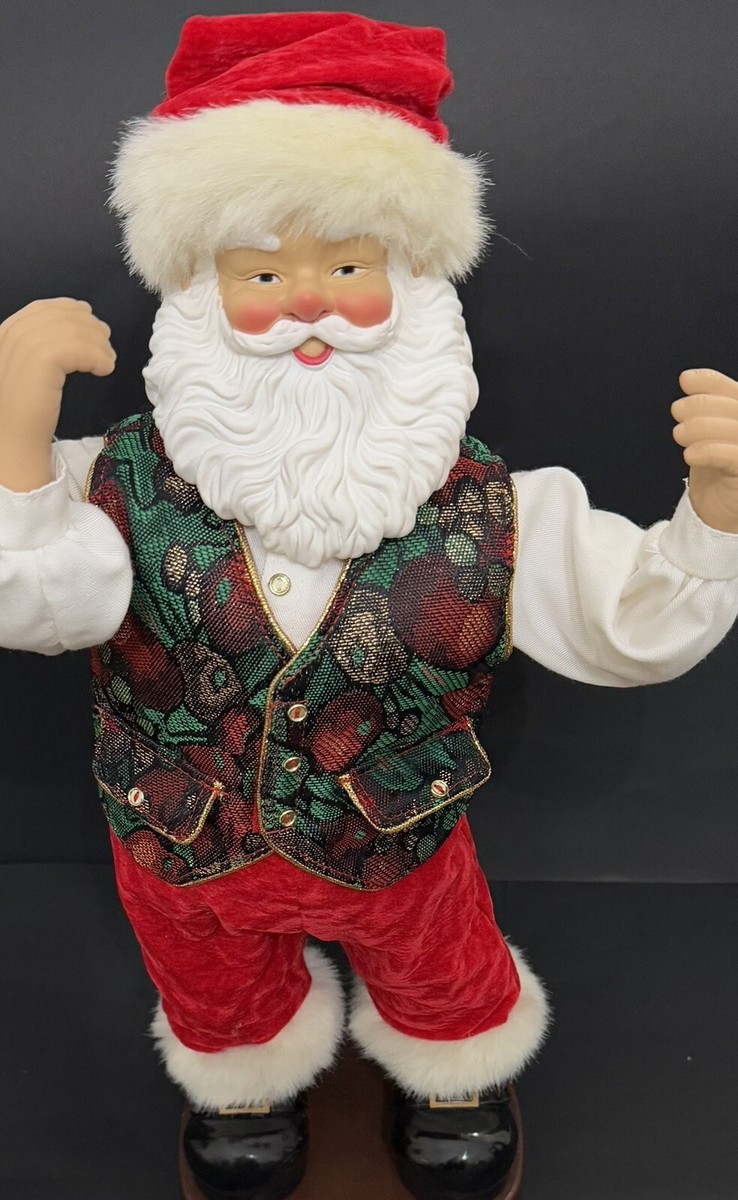 VTG Rockin' Around Santa Claus 1999 Animated Singing Holiday Decor