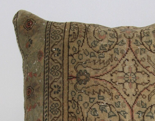 Jute Cushion Cover Home Deco Vintage Throw Case Square Kilim Pillow Handmade 24" - Picture 6 of 7