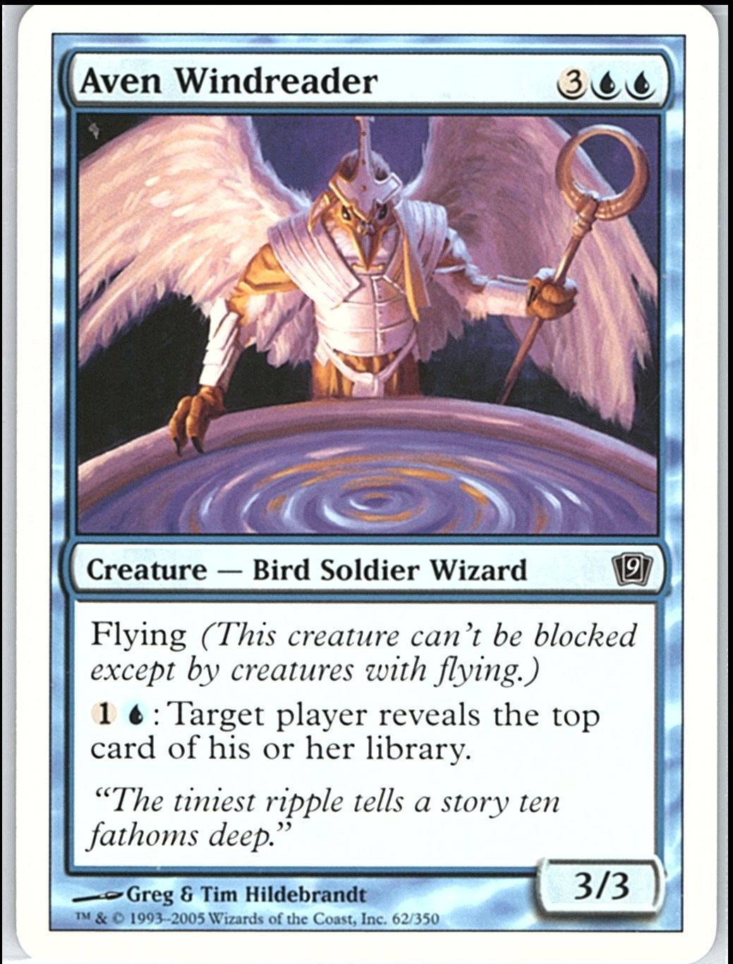 Magic the Gathering - Aven Windreader [9ED - 62] - NM/Common