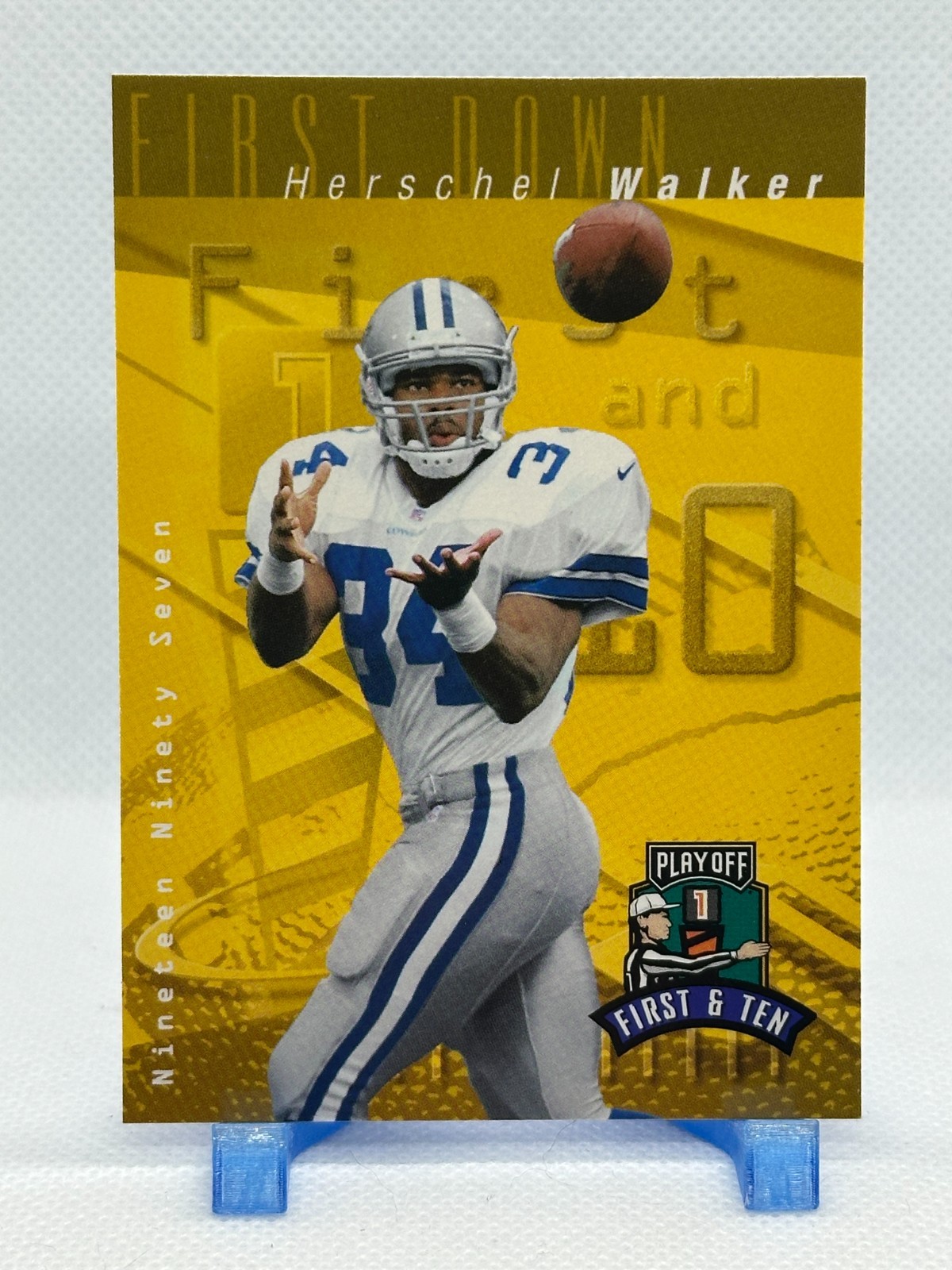 Herschel Walker 1997 Playoff First & Ten #207 - Dallas Cowboys