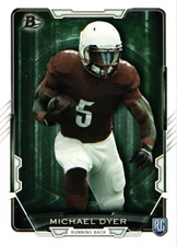 2015 Topps Rookie Card #30 Michael Dyer Free Agent