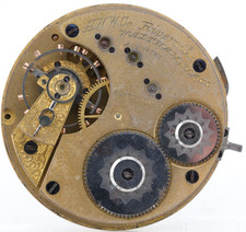 WALTHAM RIVERSIDE 4107081, 16s 15j POCKET WATCH MOVEMENT, FOR REPAIR LI