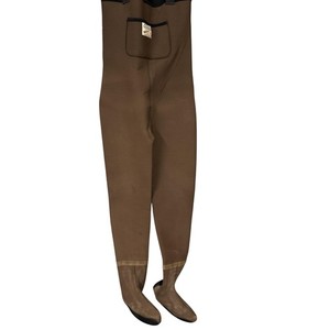 Cabela's Neoprene Chest Waders Mens Medium Brown Stockingfoot Fishing Hunting