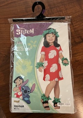 lilo dress Spirit Halloween Kids Costume is designed to fall at the ankle HalloweenCostumes.com Medium Girl Kid's Deluxe